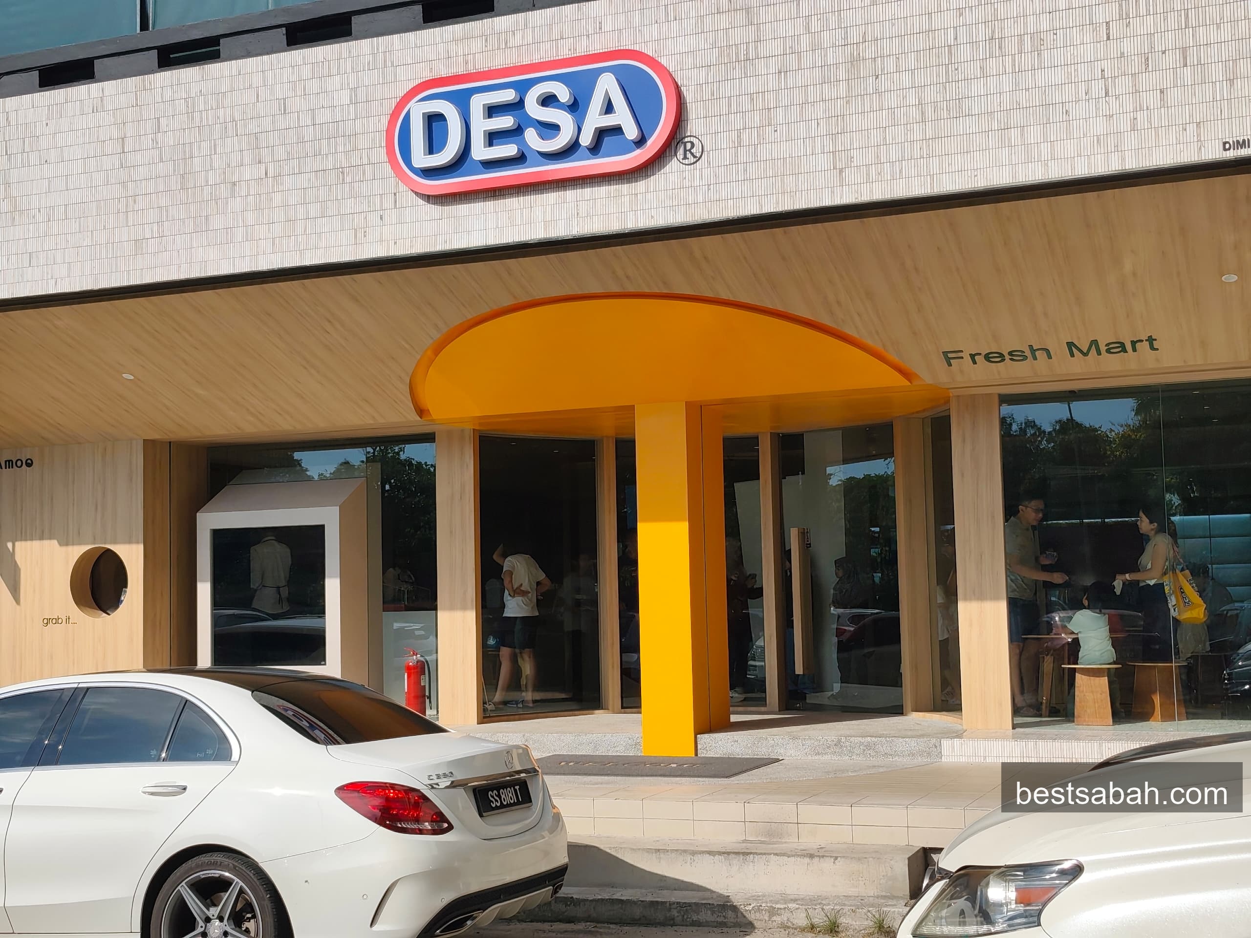 DESA Fresh Mart exterior at Damai Plaza Luyang, Kota Kinabalu