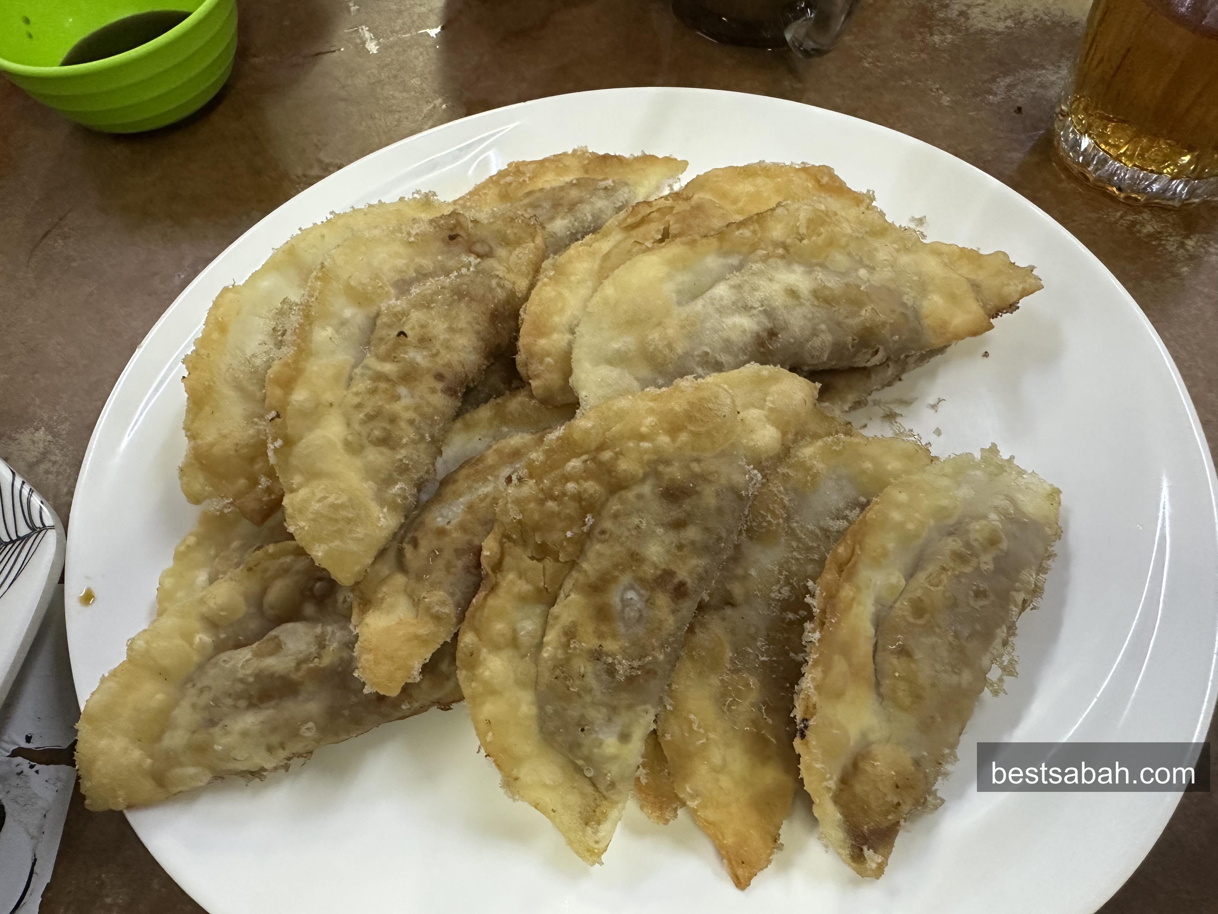 Second plate of fried guo tie at Ching Jie Dumpling, Foh Sang Kota Kinabalu