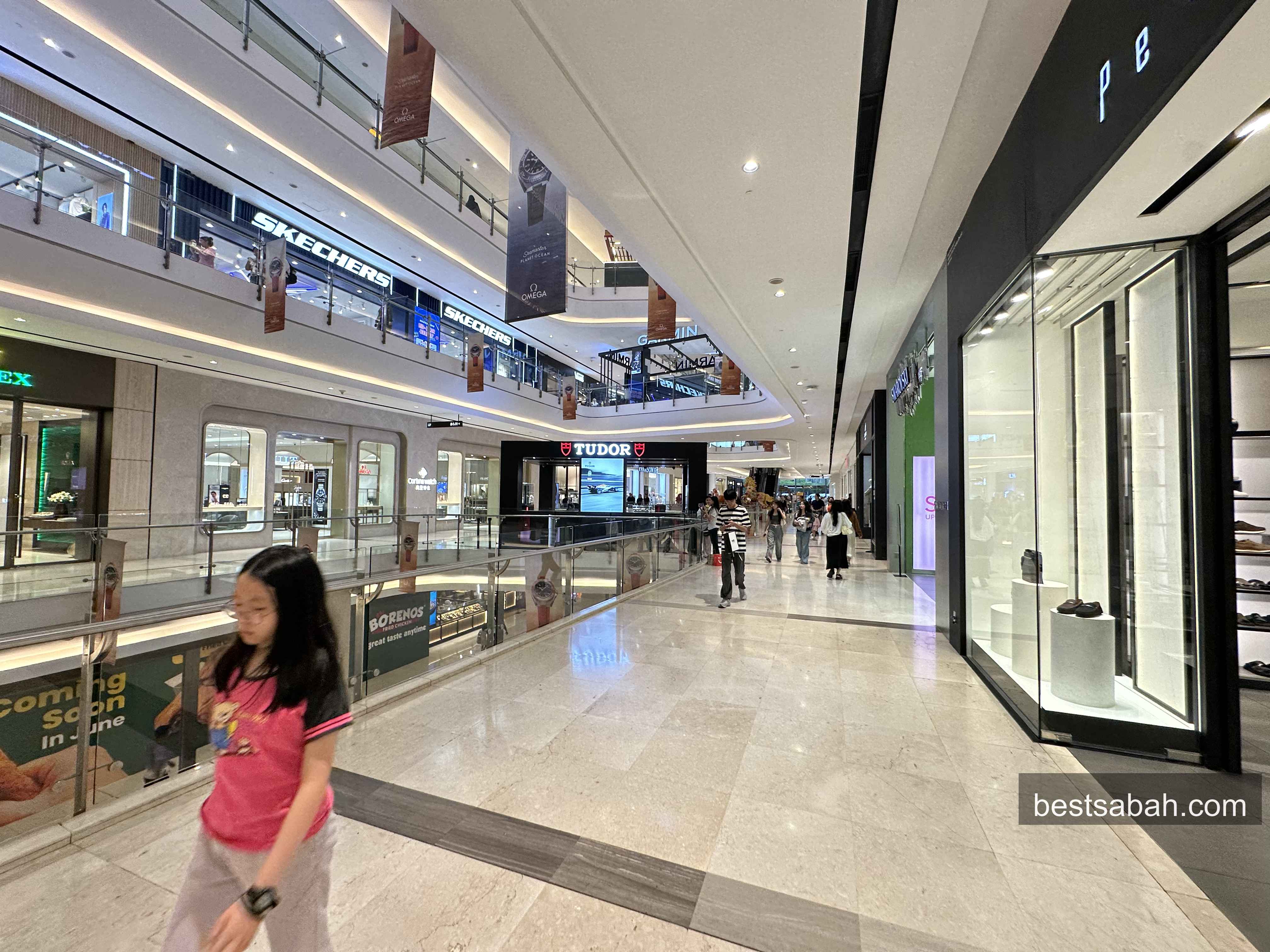 Ground floor interior of Imago mall Kota Kinabalu