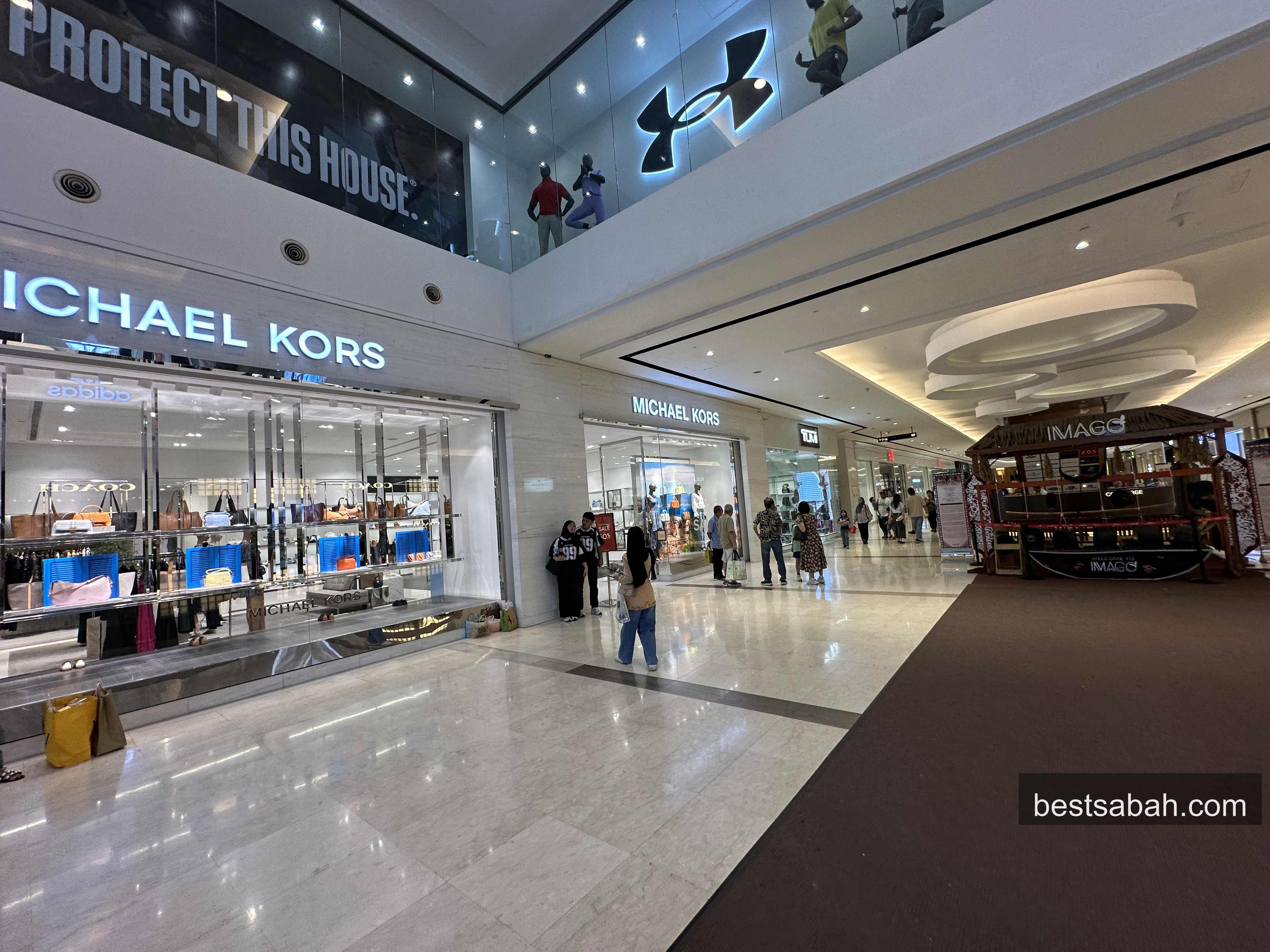 Michael Kors and Under Armour stores at Imago mall KK