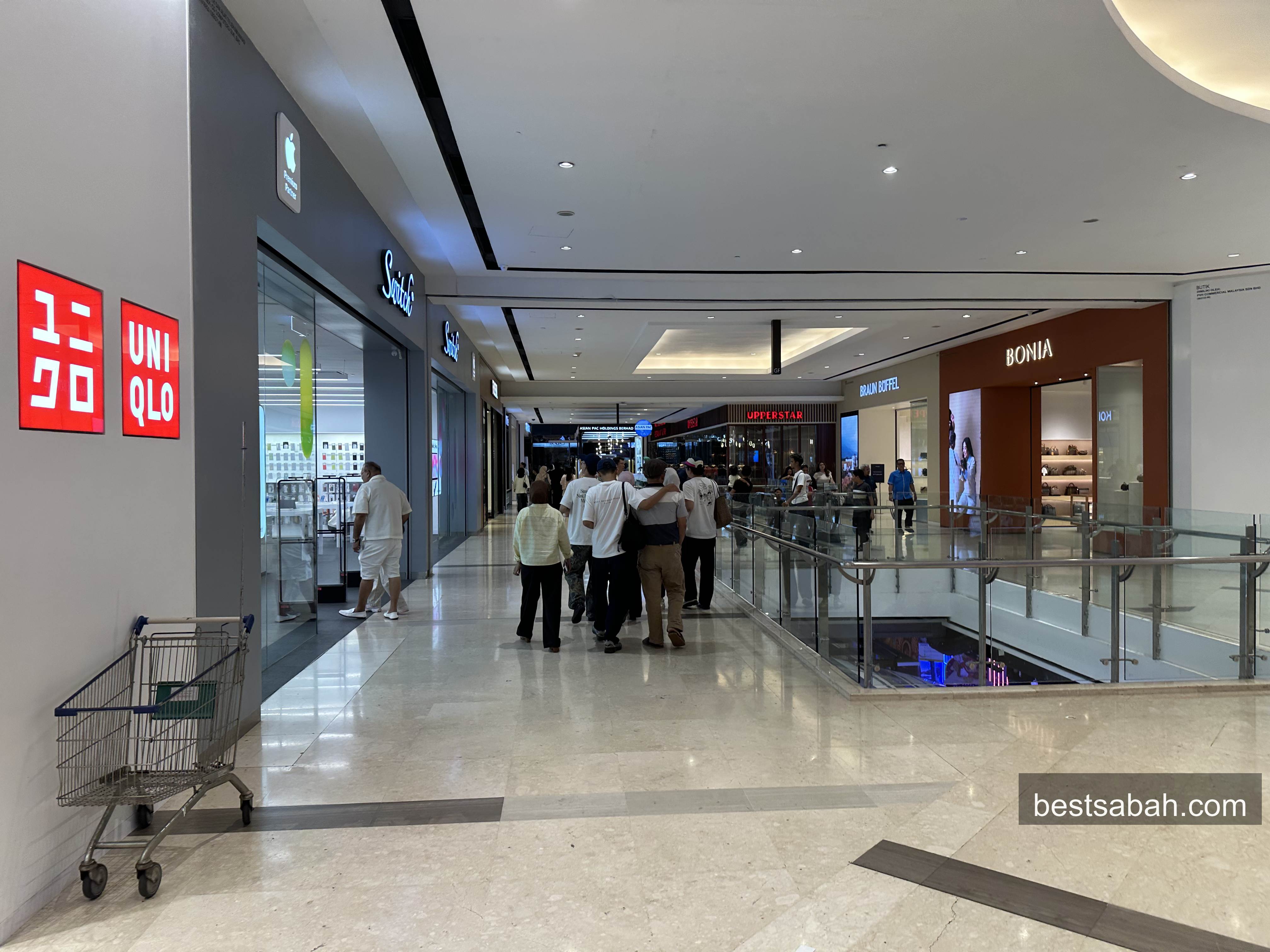 Uniqlo store at Imago Shopping Mall Kota Kinabalu